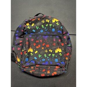 Disneyland Resort Park Exclusive Black Backpack Rainbow MICKEY Silhouette